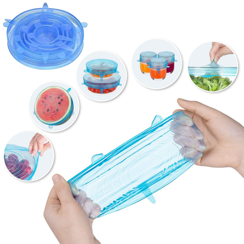 درپوش محافظ غذا مدل SL77 مجموعه 6 عددی