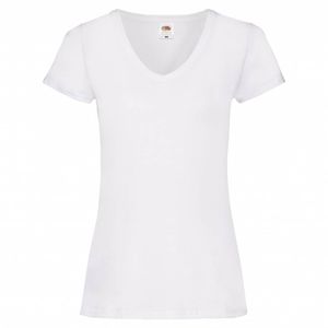 تیشرت آستین کوتاه زنانه فروت آو د لوم مدل HG-987 رنگ سفید