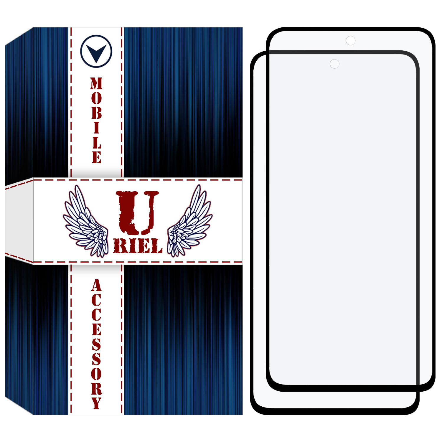 محافظ صفحه نمایش سرامیکی مات یوریل مدل UCM مناسب برای گوشی موبایل سامسونگ Galaxy A54 بسته دو عددی