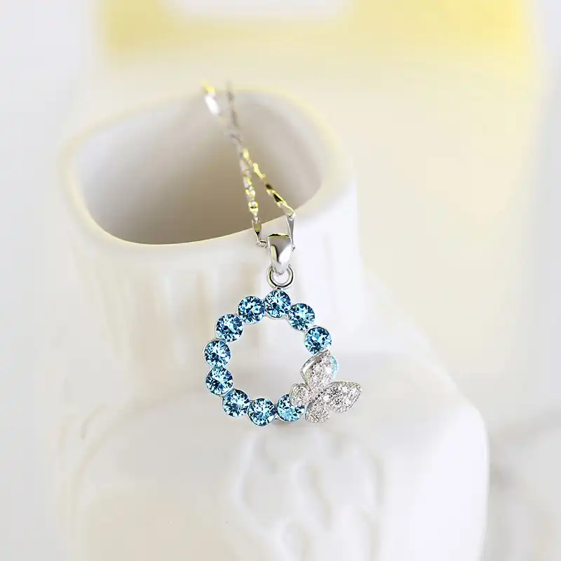 گردنبند نقره زنانه شهر جواهر مدل SJ-N030