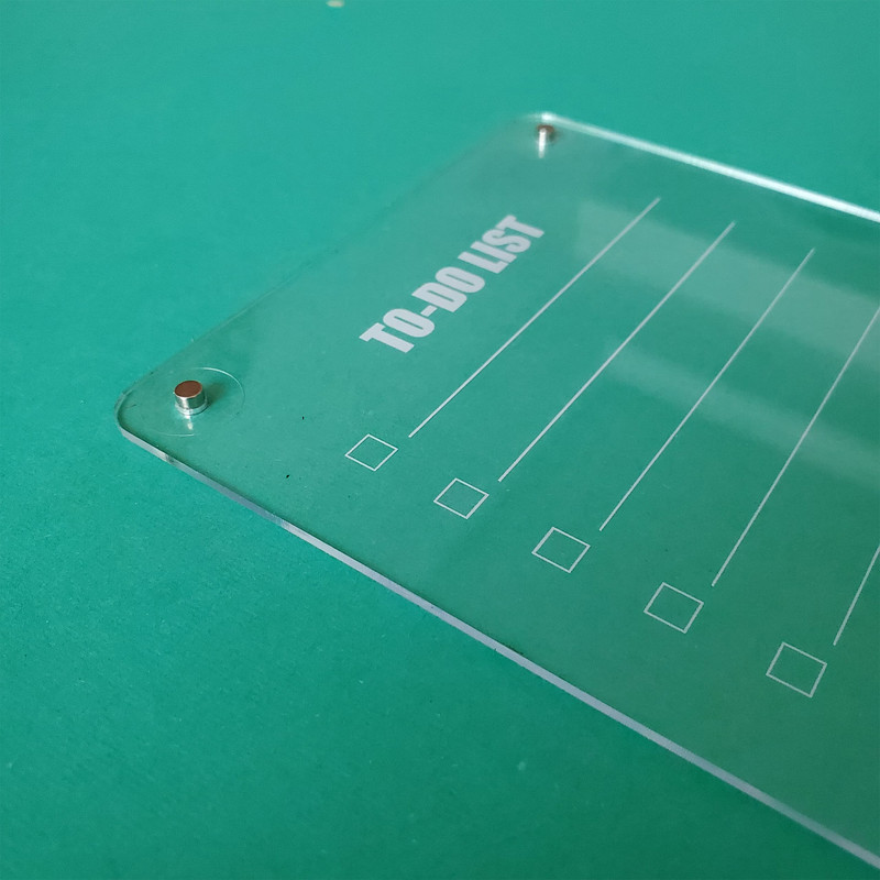 تخته وایت برد مدل چک لیست روزانه سایز 12*23 سانتیمتر