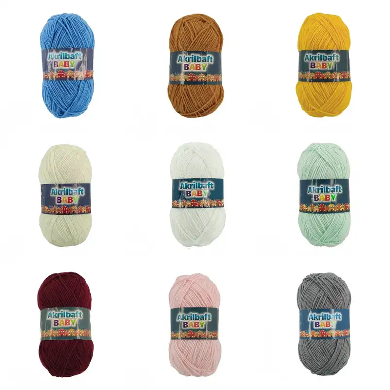 کاموا اکریل بافت مدل بی بی کد ۱۰۰