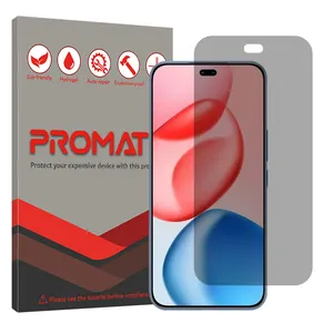 Promate glass Resistant model privacy screen protector suitable for Honor 400 Pro mobile phone