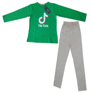 ست تی شرت و شلوارک دخترانه مدل tik s