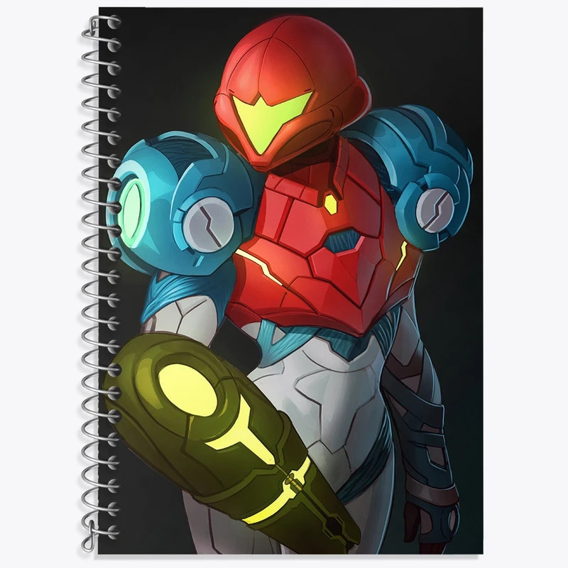 دفتر لغت 50 برگ خندالو طرح بازی متروید (Metroid) کد 35623