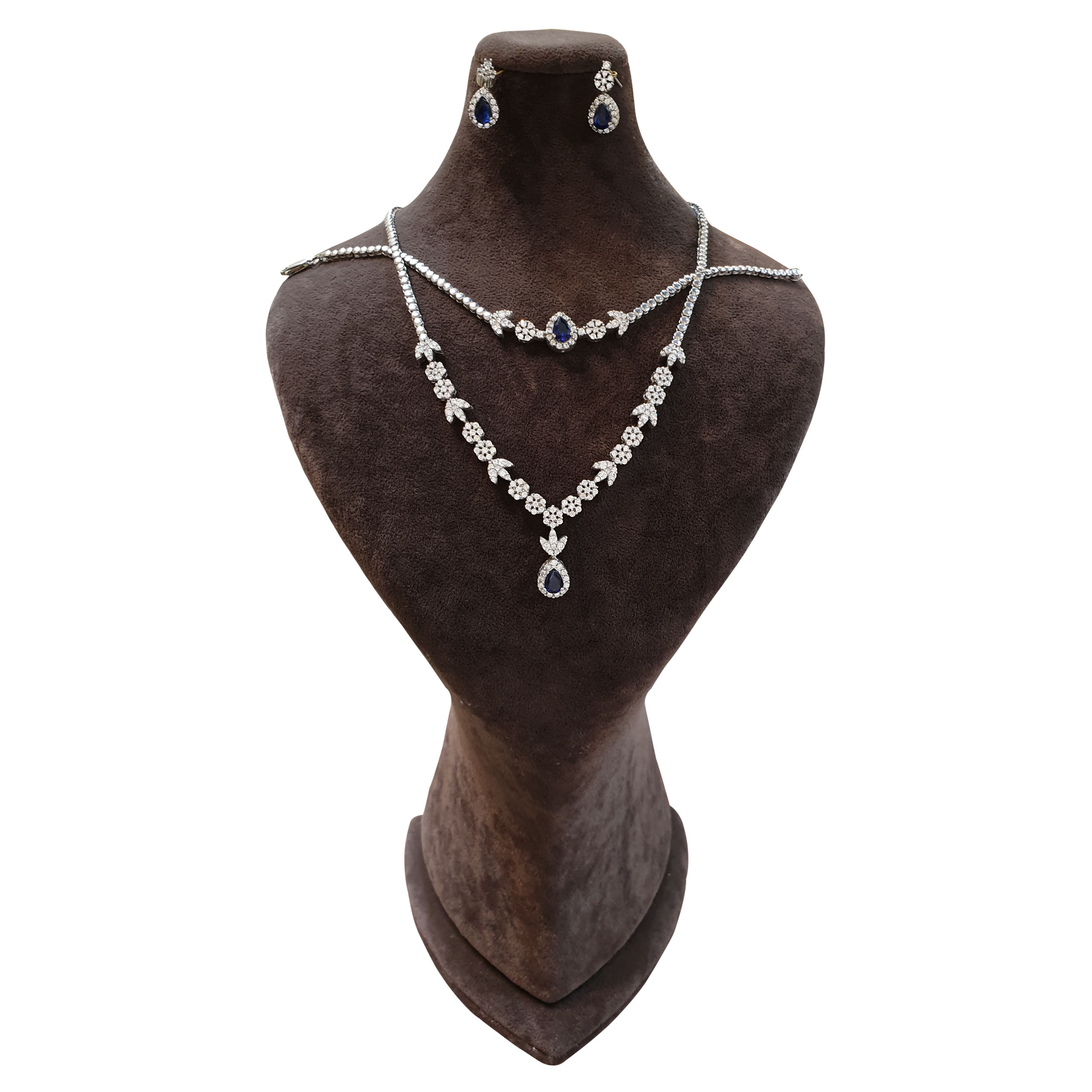 نیم ست نقره زنانه مدل 67735