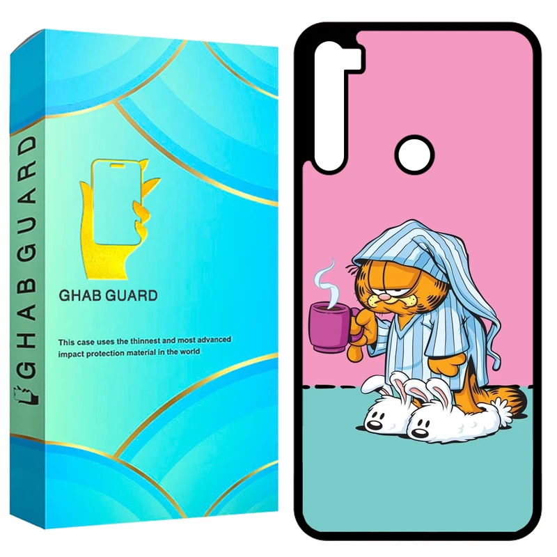 کاور قاب گارد طرح گارفیلد مدل GCHPN8 مناسب برای گوشی موبایل شیائومی Redmi Note 8 / Redmi Note 8 2021