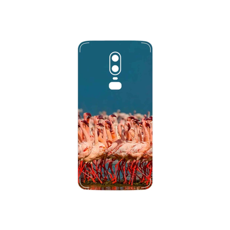 برچسب پوششی ماهوت مدل Flamingo مناسب برای گوشی موبایل وان پلاس 6