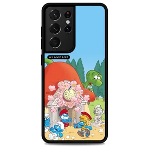 AKAM AMC-WSGS21U-SMURFS-6 Cover For Samsung Galaxy S21 Ultra