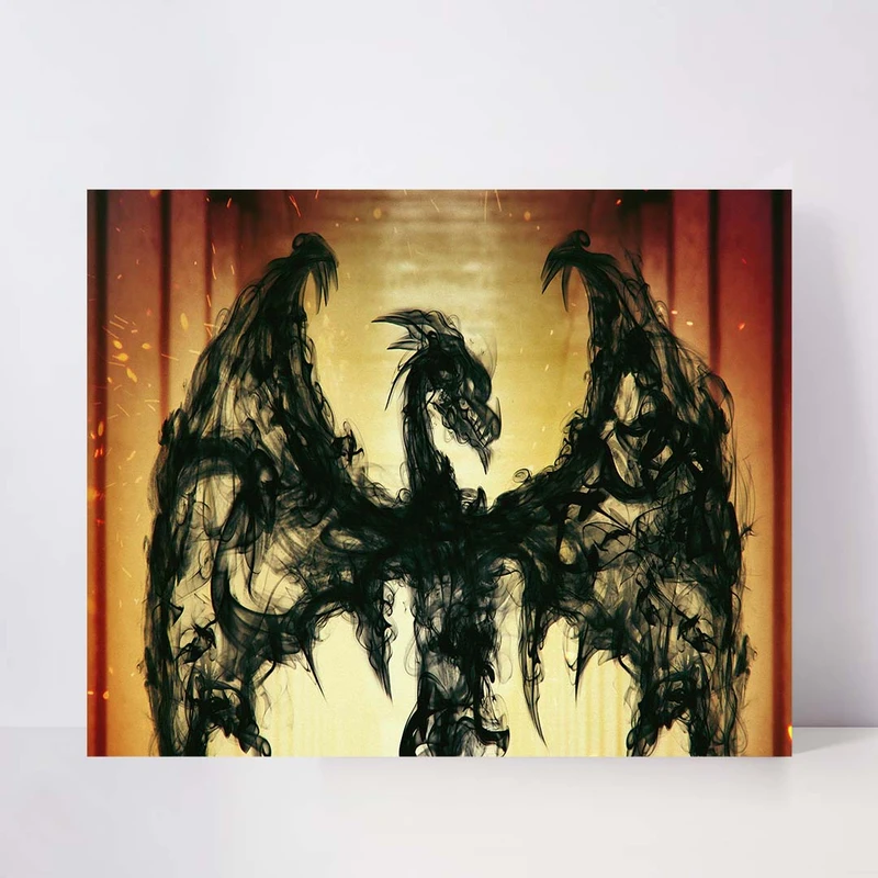 تابلو شاسی مدل dragon of ashes کد S-12005