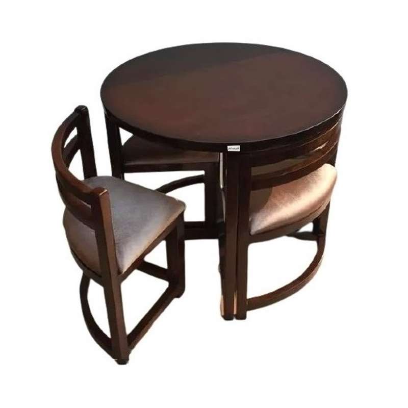 میز و صندلی ناهارخوری 4 نفره گالری چوب آشنایی مدل Ti-660