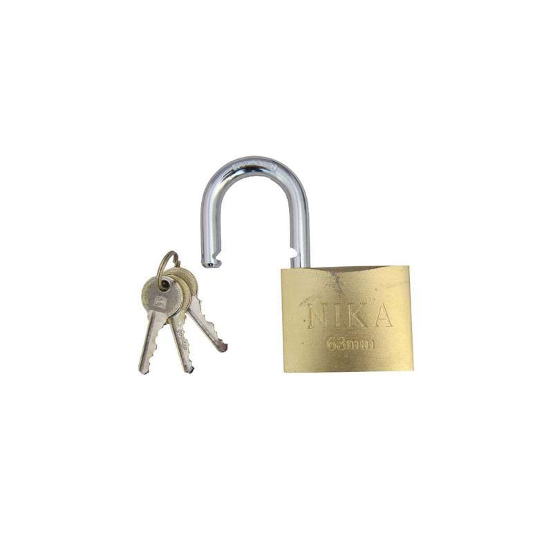 قفل آویز نیکا مدل 63mm کد 6363 قفل آویز نیکا مدل 63mm کد 6363