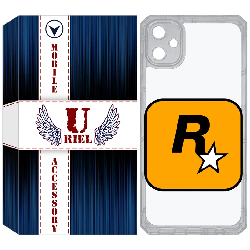 کاور یوریل مدل Clear کد 54 طرح راک استار مناسب برای گوشی موبایل سامسونگ Galaxy A05