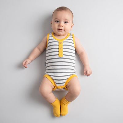 بادی نوزادی آدمک مدل راه راه کد 170019