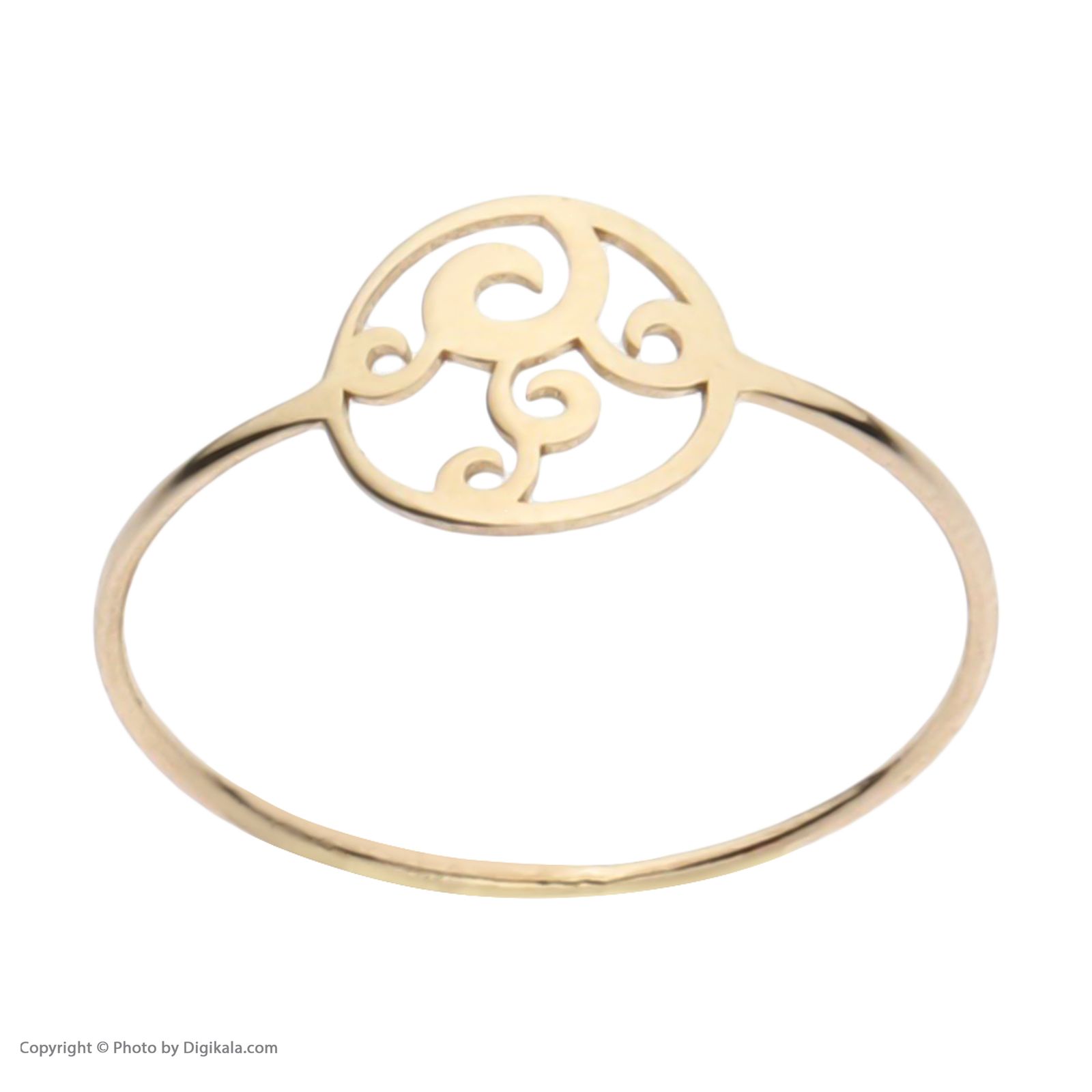انگشتر طلا 18 عیار زنانه مایا ماهک مدل MR0900 سایز 55 -  - 2