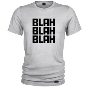 تی شرت آستین کوتاه مردانه 27 مدل Blah Blah کد MH1321