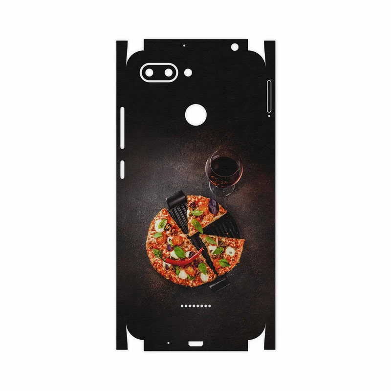 برچسب پوششی ماهوت مدل Pizza-FullSkin مناسب برای گوشی موبایل شیائومی Redmi 6