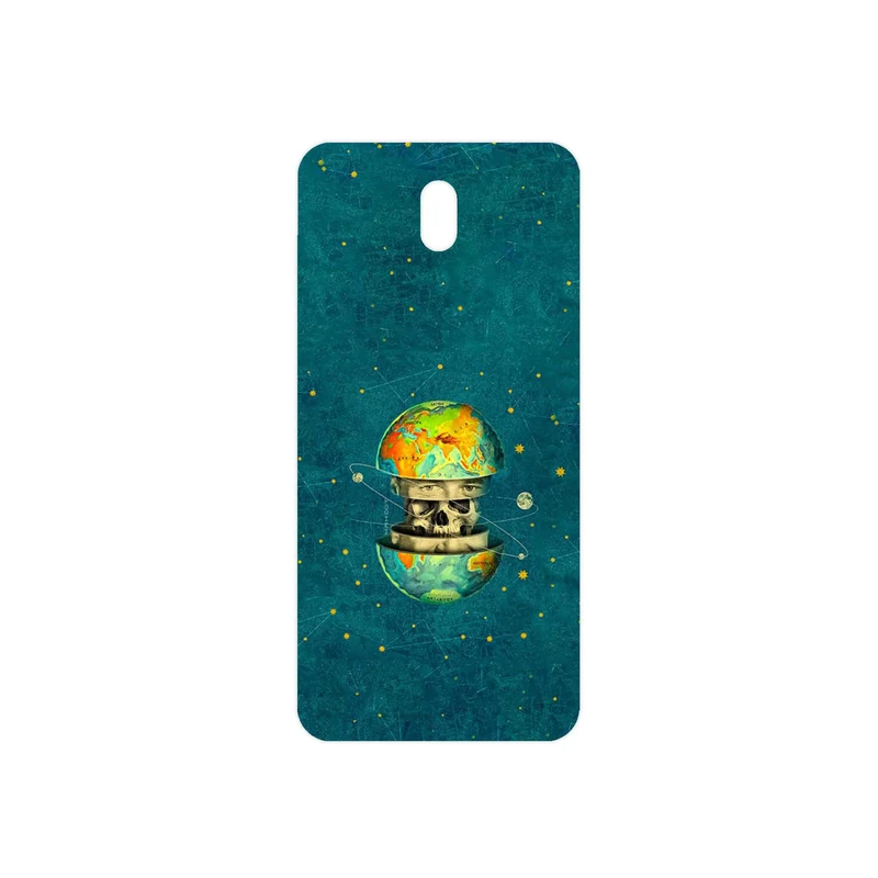 برچسب پوششی ماهوت مدل Collage of Earth Face مناسب برای گوشی موبایل نوکیا 3.2 TA-1156