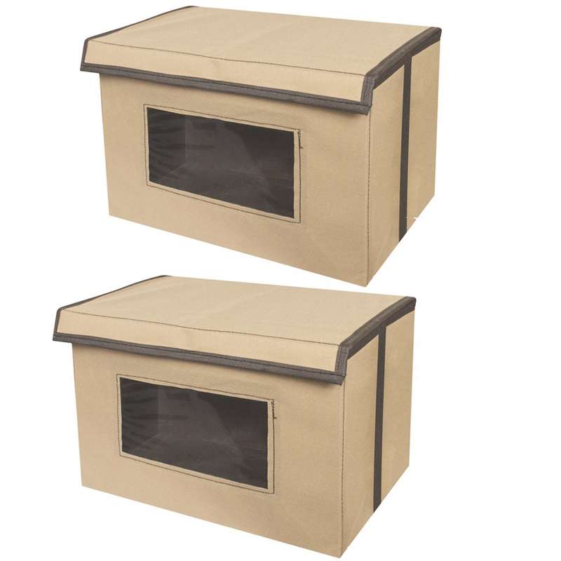 باکس نظم دهنده لباس مدل S2-40-25-25 بسته 2 عددی باکس نظم دهنده لباس مدل S2-40-25-25 بسته 2 عددی