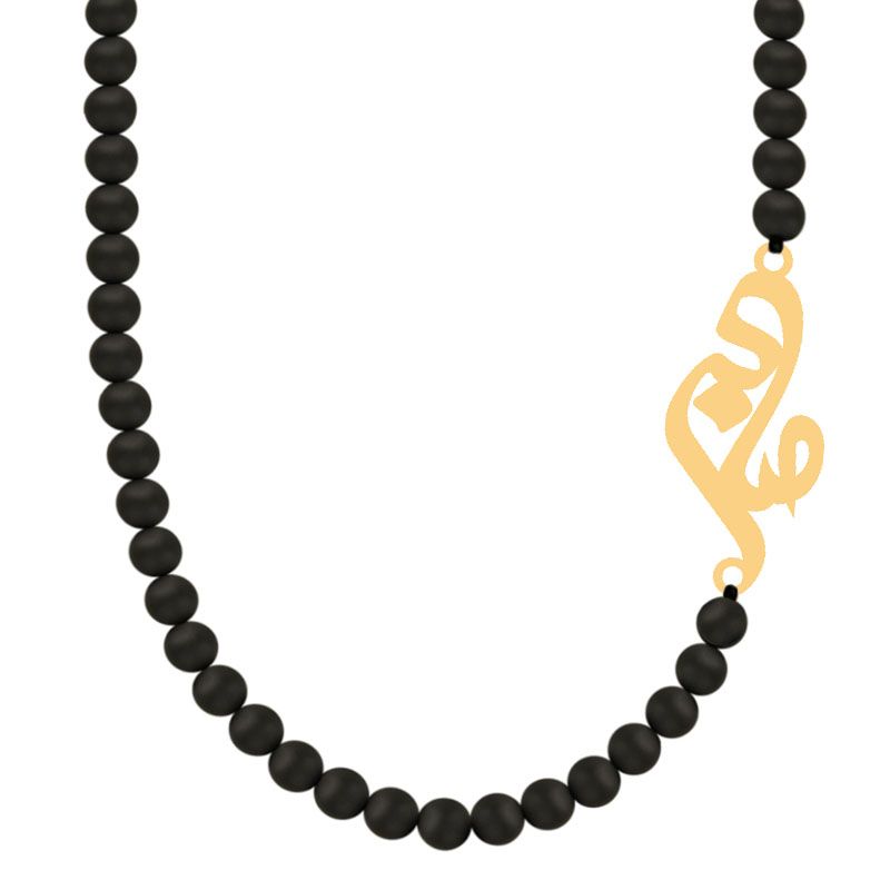 گردنبند طلا 18 عیار زنانه کرابو طرح صابر مدل Kr72279 - - 1