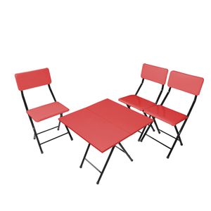 میز و صندلی ناهارخوری سه نفره میزیمو مدل تاشو کد 6237