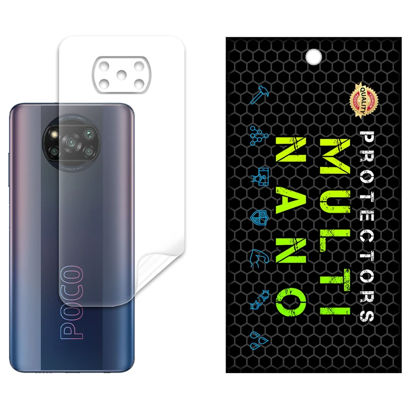 محافظ پشت گوشی نانو هیدروژل مولتی نانو مدل X-F1B مناسب برای گوشی موبایل شیائومی Poco X3 Pro