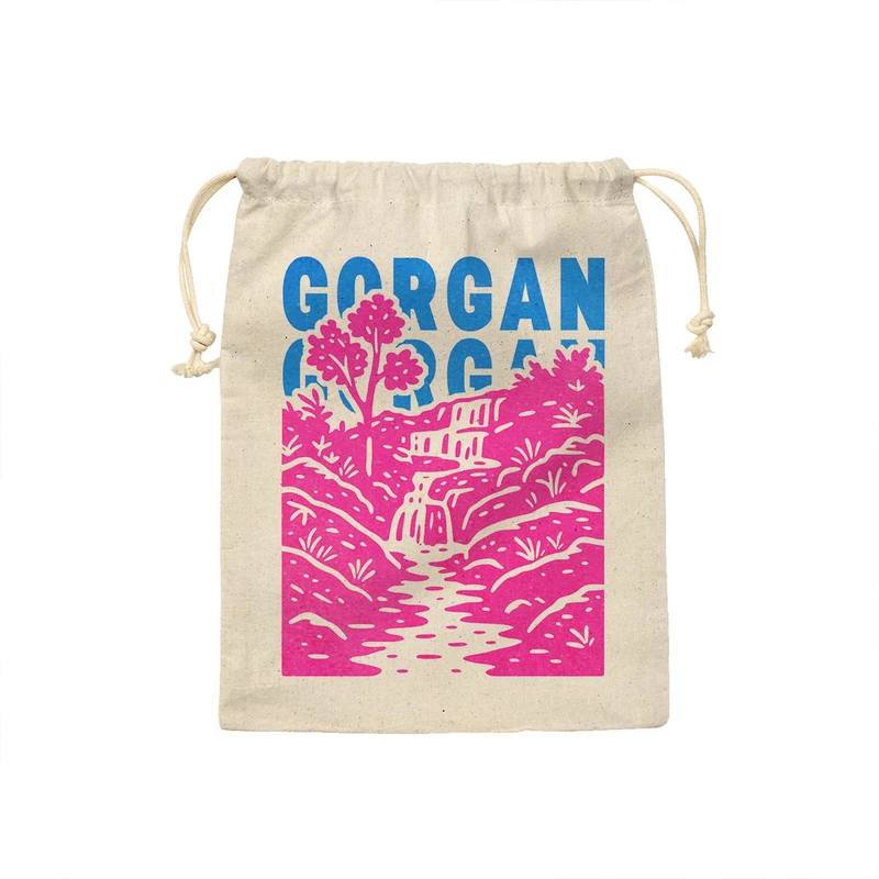 کیسه نان و سبزی ترمه طراحان ایده مدل نماد آبشار لوه گلستان کد map0032 - M سایز 23x33 سانتی متر