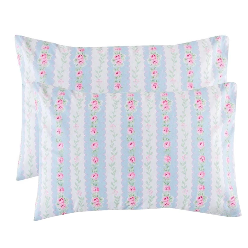 رو بالشی انگلیش هوم مدل Romantic Stripe بسته 2 عددی