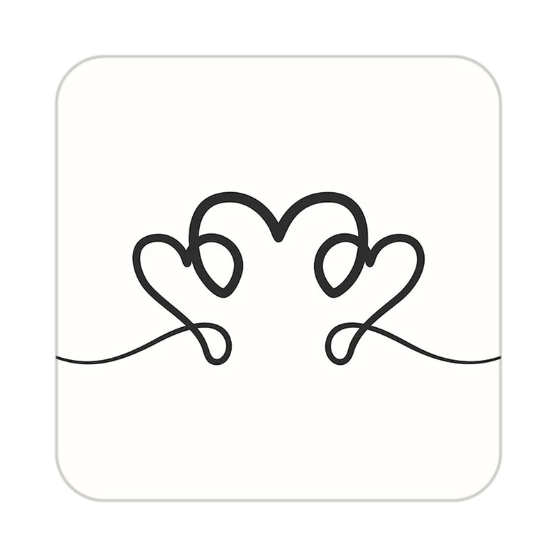 زیر لیوانی کاکتی طرح عاشقانه مدل mp38454