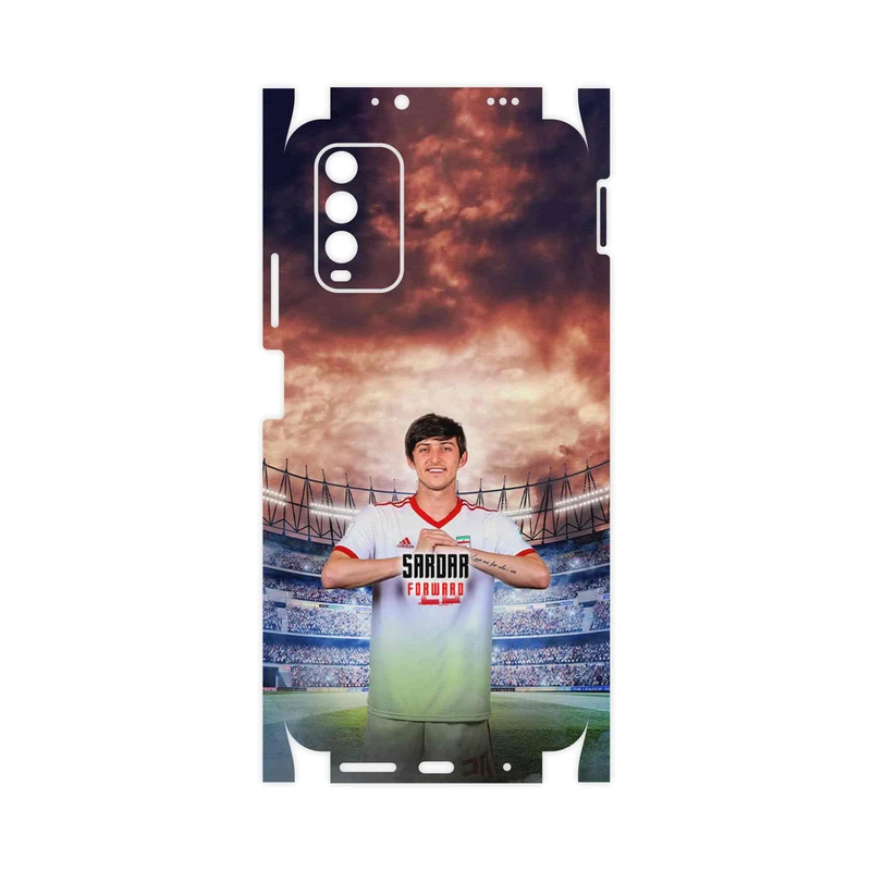برچسب پوششی ماهوت مدل Sardar Azmoun-FullSkin مناسب برای گوشی موبایل شیائومی Redmi 9T