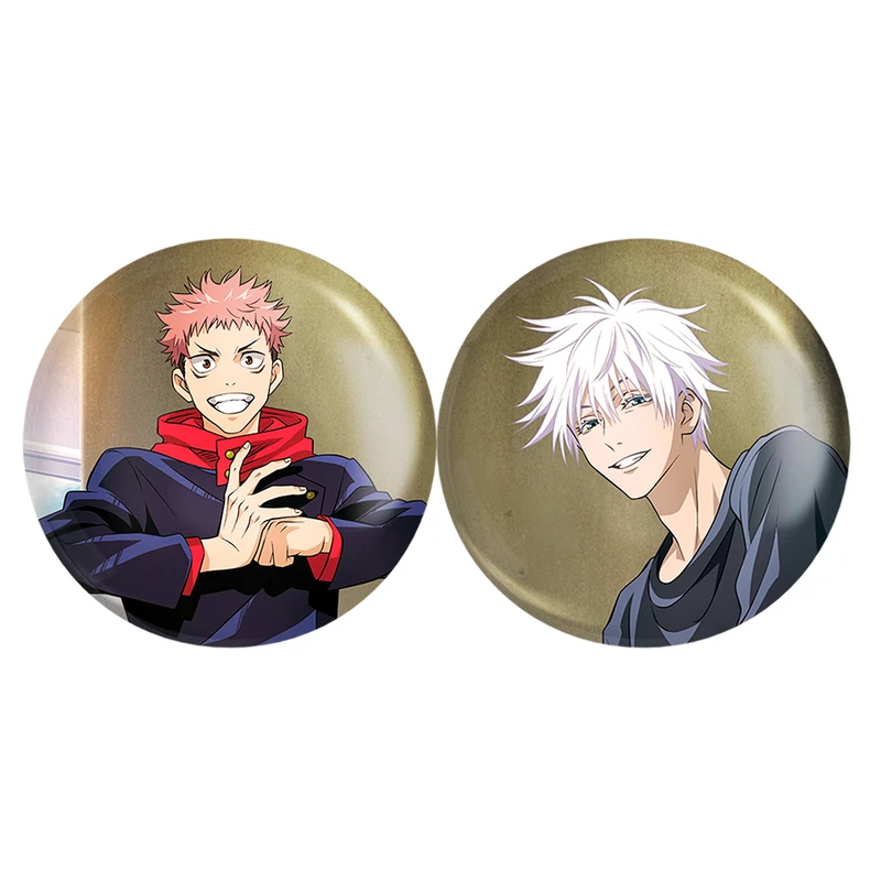 مگنت خندالو مدل ایتادوری و گوجو ساتورو انیمه جوجوتسو کایزن Jujutsu Kaisen کد A222 مجموعه 2 عددی