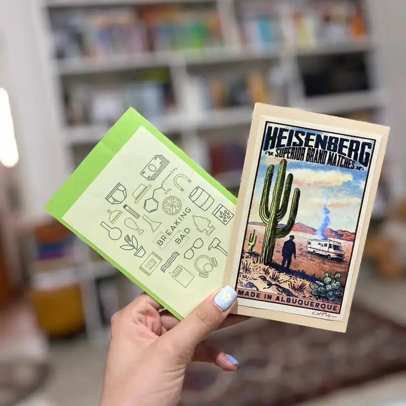 کارت پستال مدل برکینگ بد بسته 2 عددی