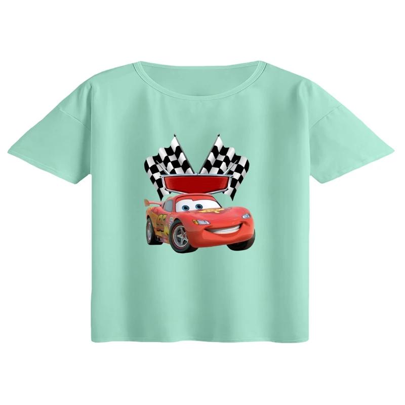 کراپ تی‌شرت آستین کوتاه زنانه مدل مک کوئین کد1