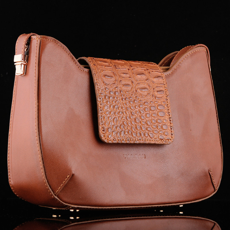 ست کیف و کفش زنانه چرم یلسان مدل راشا کد SERENA-GAN-914-asl