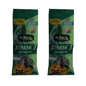 خودتراش شیک مدل xtreme3 sensitive بسته 2 عددی