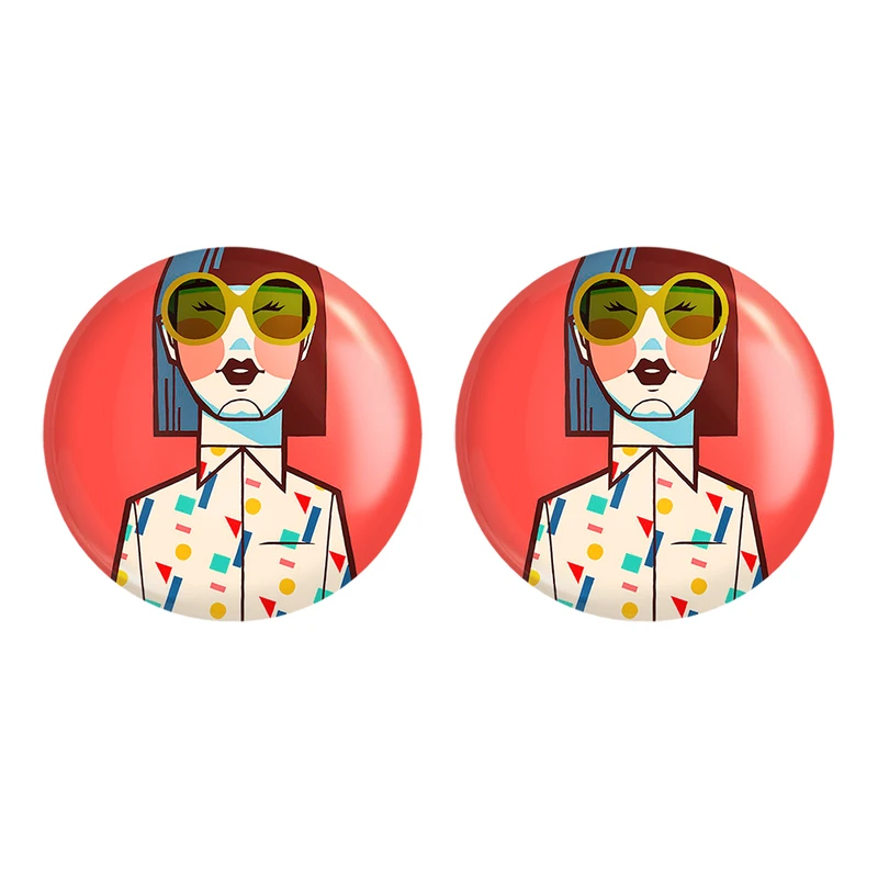 مگنت خندالو طرح دختر کد 23291391 مجموعه 2 عددی