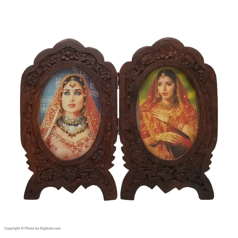قاب عکس چوبی مدل دوطرفه