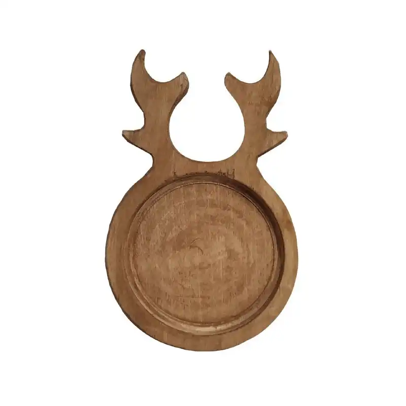 زیر لیوانی چوبی مدل شاخ گوزن 055