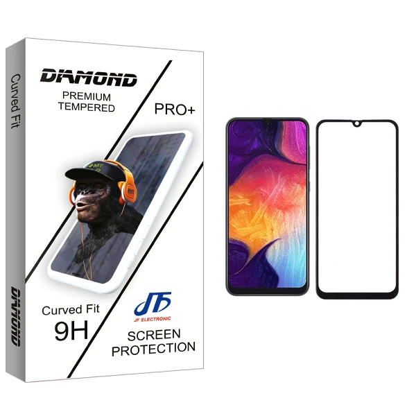 محافظ صفحه نمایش 5D جی اف مدل Diamond glass مناسب برای گوشی موبایل سامسونگ Galaxy A50