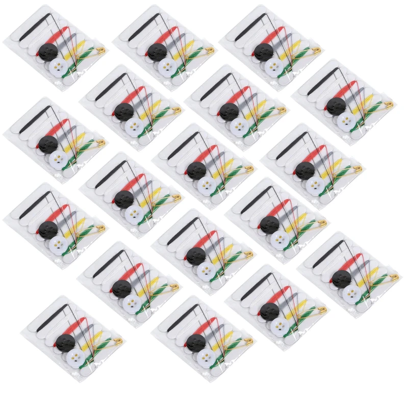 نخ و سوزن مسافرتی کد 15 بسته 18 عددی