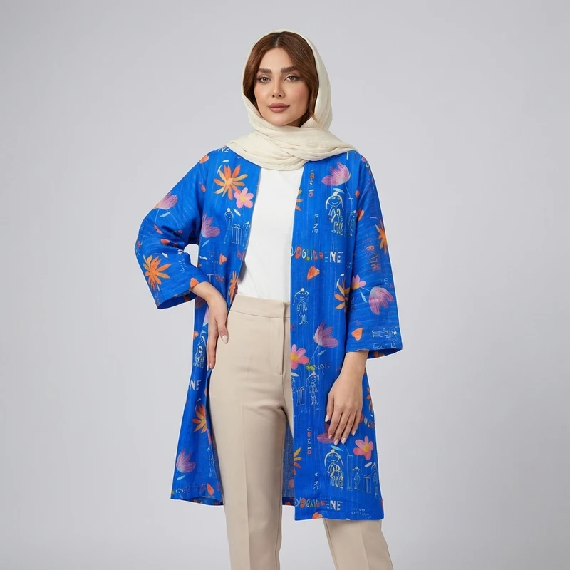 مانتو زنانه مدل Flower