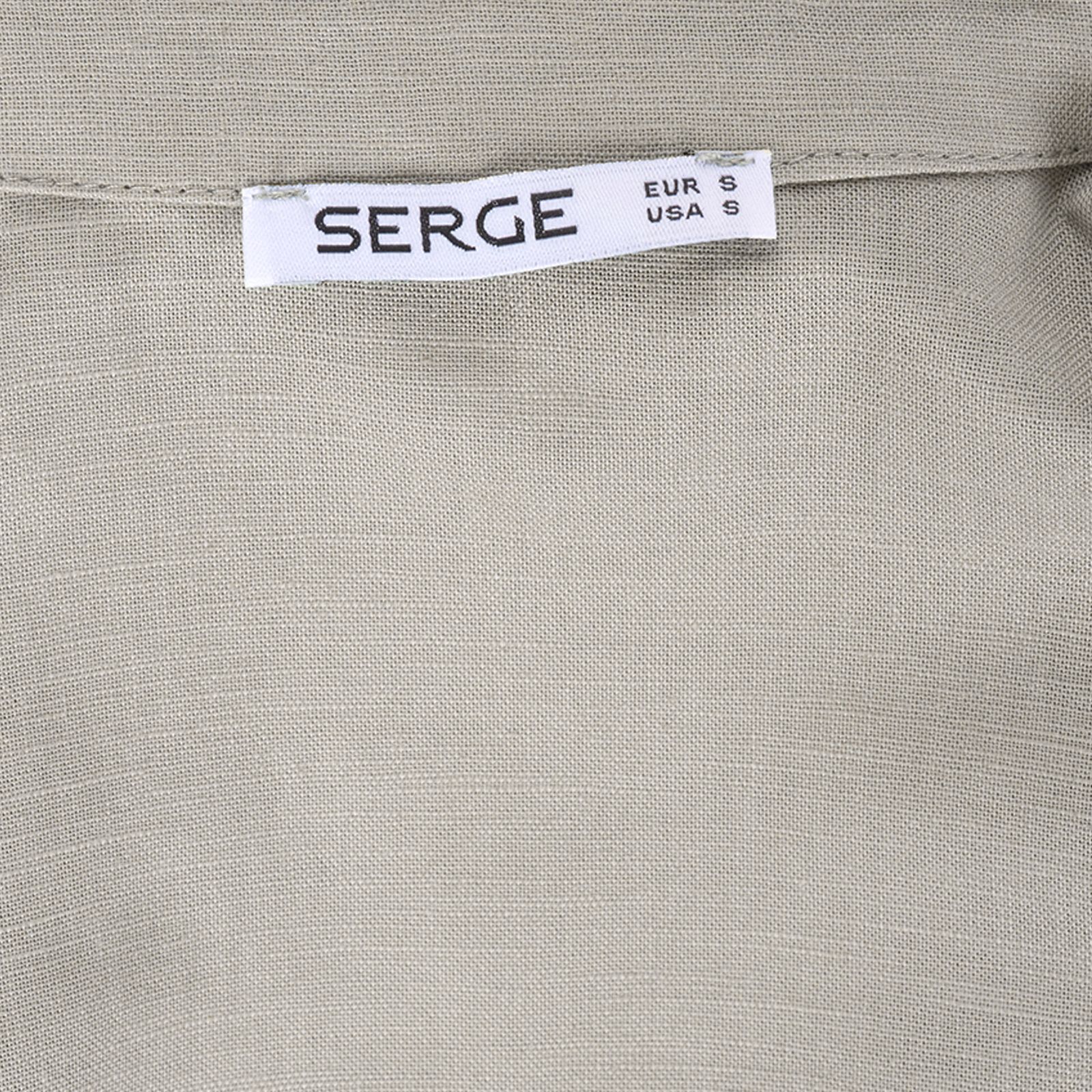 شومیز آستین بلند زنانه سرژه مدل 207361 رنگ کرم -  - 4