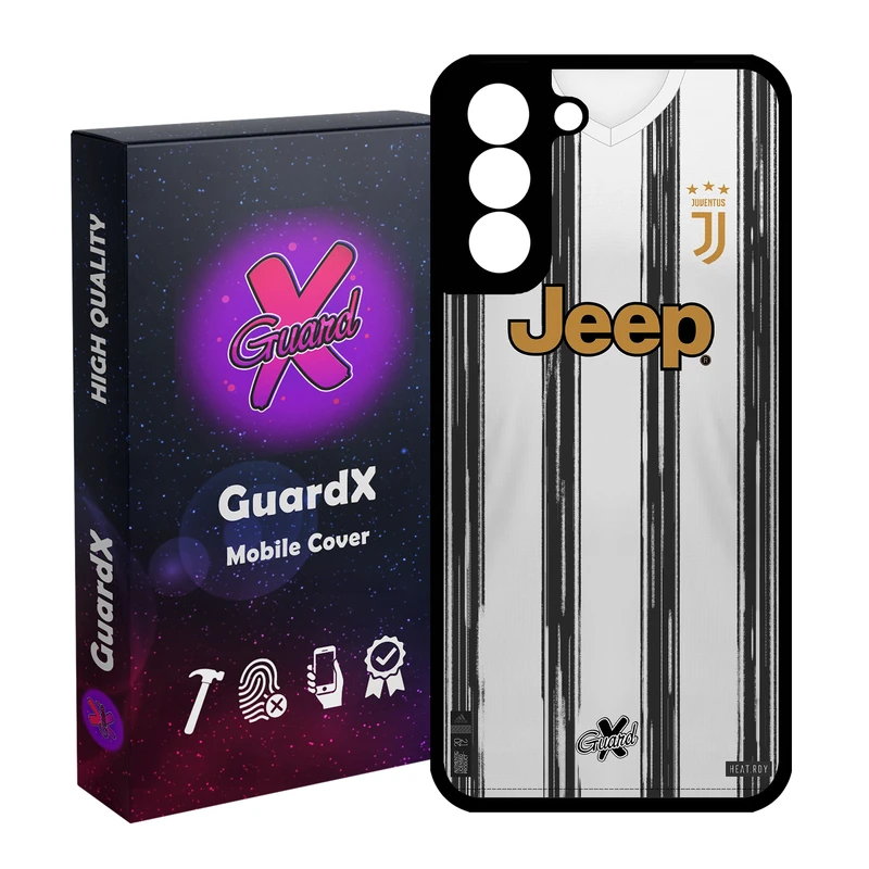 کاور گارد ایکس طرح یوونتوس مدل Glass10229 مناسب برای گوشی موبایل سامسونگ Galaxy S21 FE