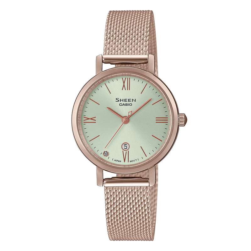 ساعت مچی عقربه ای زنانه کاسیو مدل SHE-4540CM-3AUDF ساعت مچی عقربه ای زنانه کاسیو مدل SHE-4540CM-3AUDF