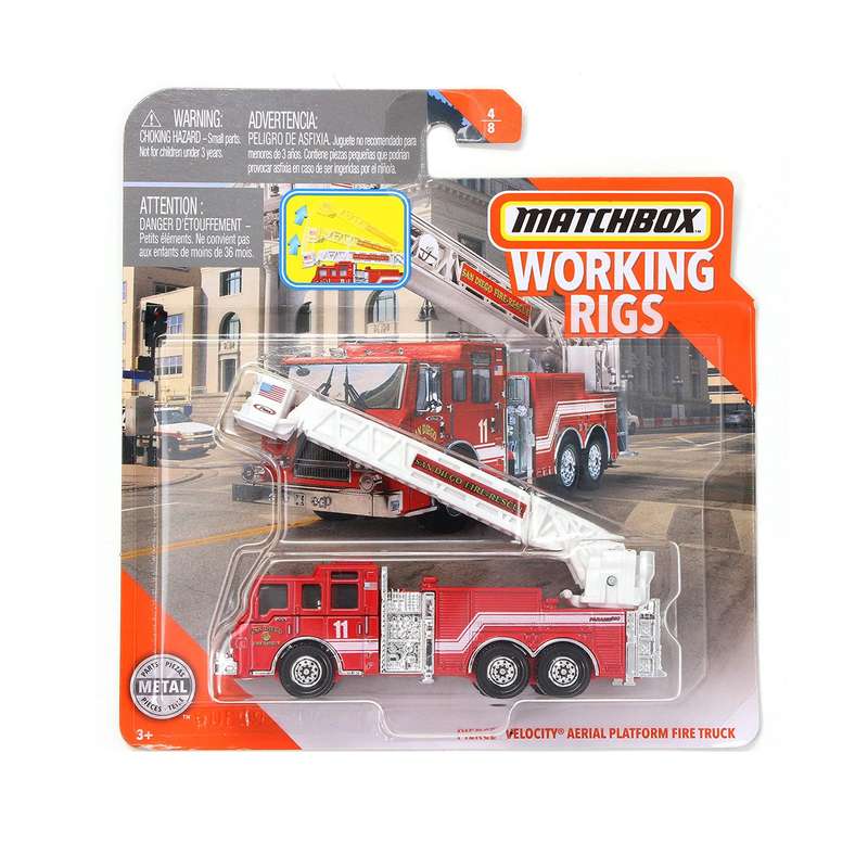 ماشین بازی مچ باکس مدل Working Rigs Fire Truck کد N3242 / GPH98