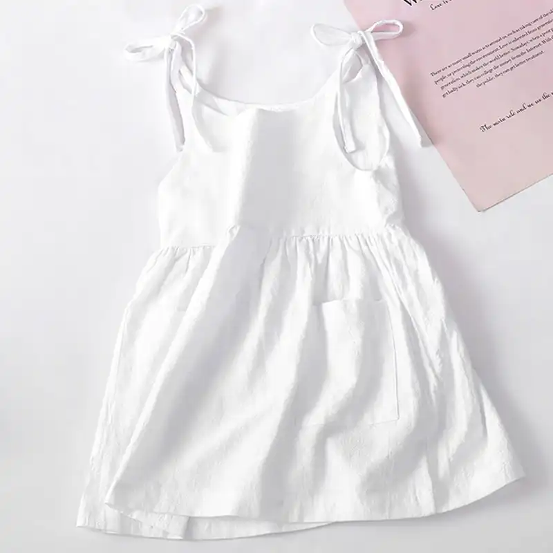 پیراهن دخترانه مدل ابروبادی بندی