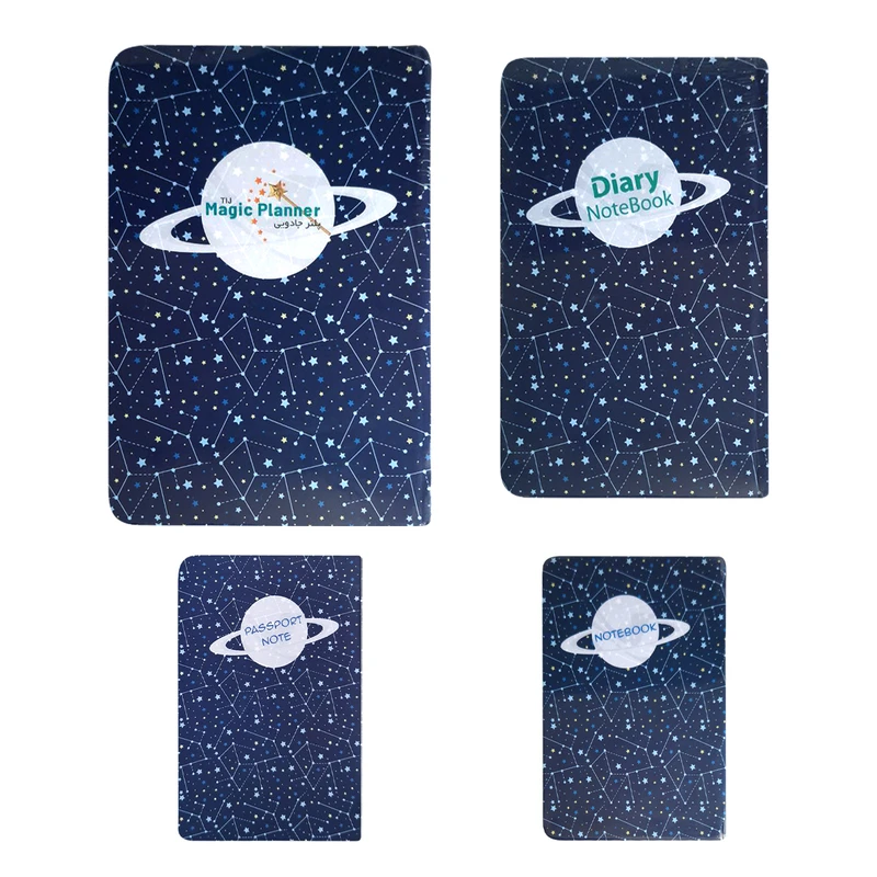 دفتر یادداشت تیج سان مدل کهکشان مجموعه 4 عددی