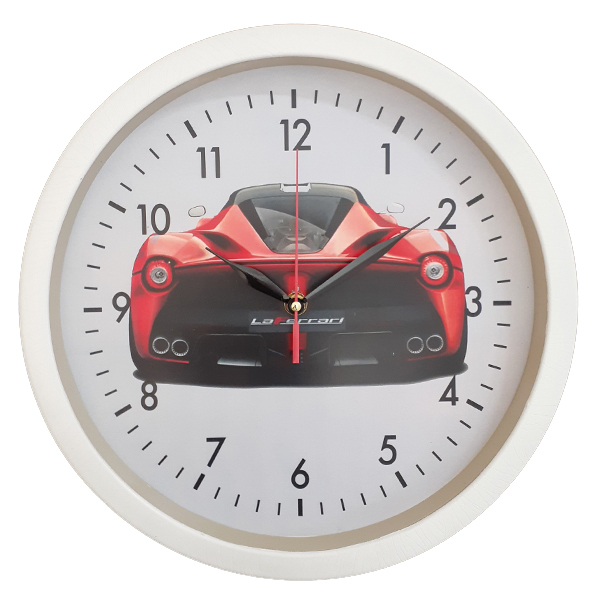 ساعت دیواری مدل ماشین فراری کد 05021