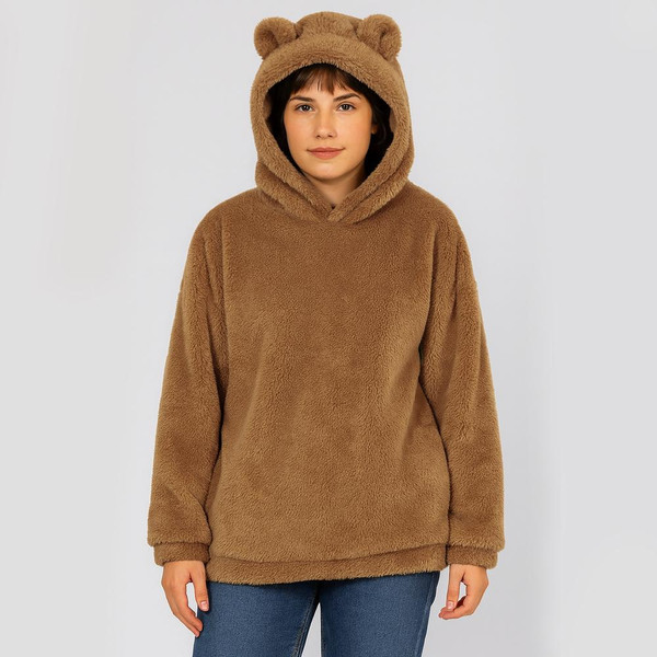 هودی زنانه مدل خرسی