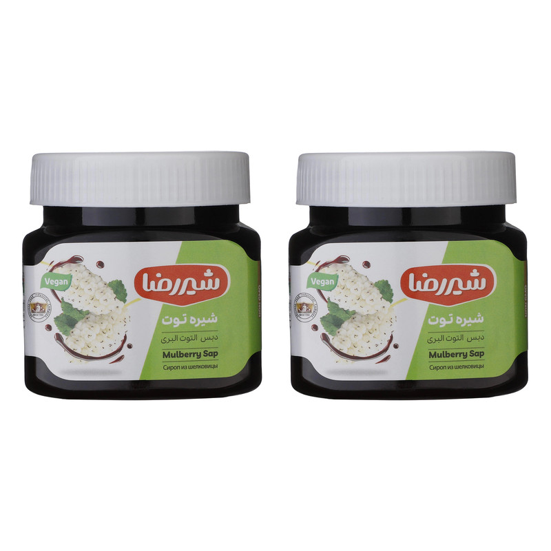 شیره توت شیررضا - 450 گرم مجموعه 2 عددی
